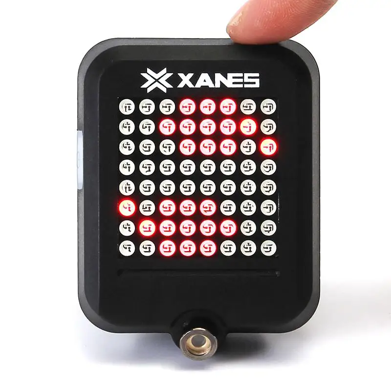 OUTERDO XANES STL-01 Водонепроницаемый usb зарядка 64 светодиодный 80LM Интеллектуальный автоматический индукционный рулевой тормоз безопасности велосипедный задний фонарь