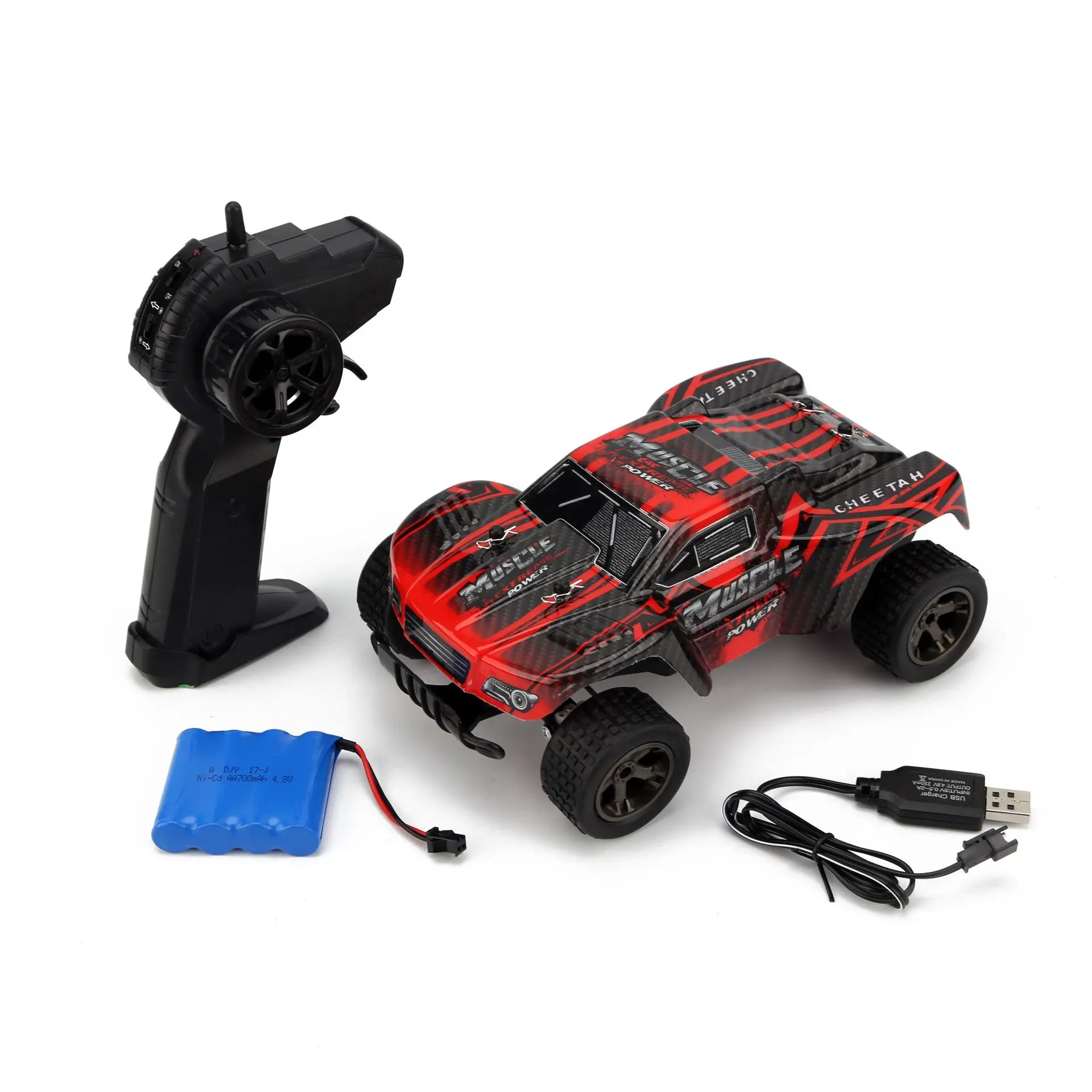 1/18 2.4GHz 4WD Monster Rc Racing Car Remote Control High Speed Off-road Vehicle Electric RC Toy Truck Buggy Kid Surprise Gift | Игрушки и