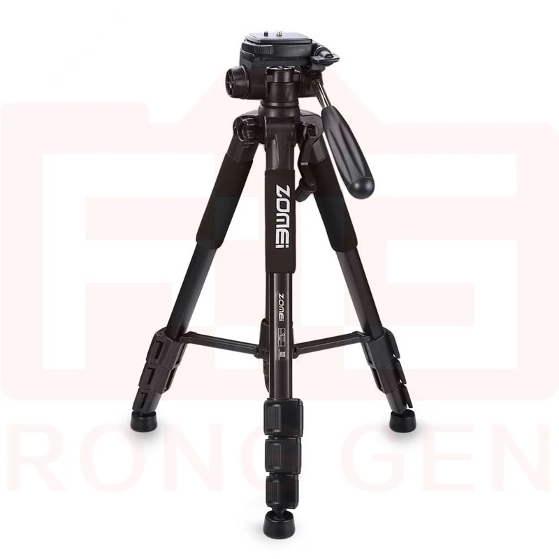 Портативный штатив ZOMEI Q111 для SLR и DSLR камер профессиональный дорожный алюминиевый