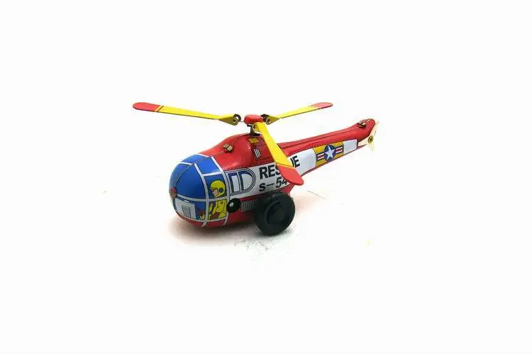 Античный Стиль Оловянные игрушки заводные игрушки роботы железные металлические модели для детей/взрослых украшения дома ремесло спасательный самолет