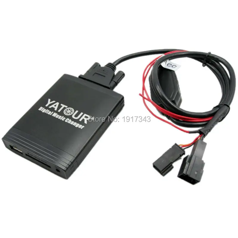 Автомобильный цифровой музыкальный переходник YATOUR для CD MP3 SD USB AUX адаптер