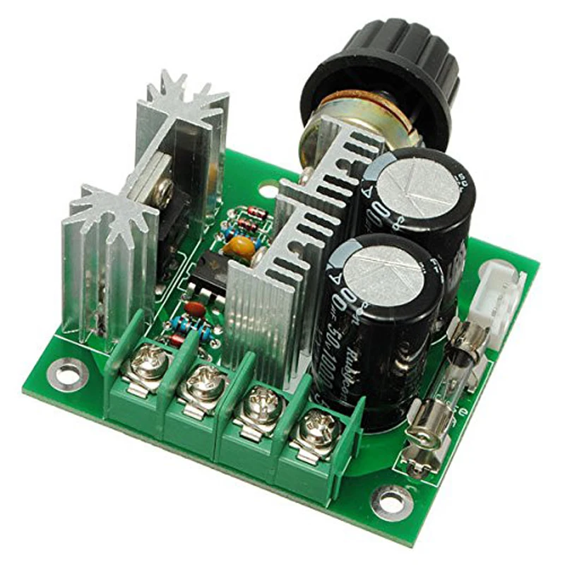 12V-40V PWM DC Motor Speed Controller 10A 400W High Torque Low Heat Radiation Frequency with Knob-High Efficiency | Обустройство дома