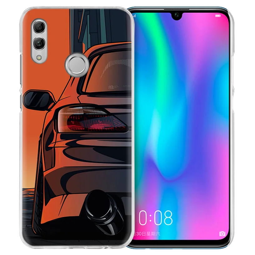 Крутой спортивный автомобиль комиксов чехол для huawei Honor 8X Y9 9 10 Lite Play 7C 8C 8S 8A фотоаппаратов моментальной печати 7S 7A Pro V20 20i Y6 Y7 Y5 жесткий чехол из ПК для телефона