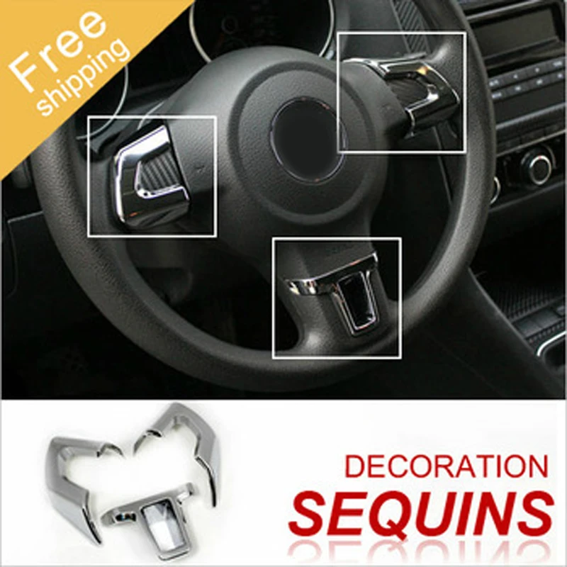

Чехол с блестками на руль для Volkswagen VW Jetta MK6, Golf 6, Polo, Bora 2011, 2012, 2013, 2014, автомобильные аксессуары