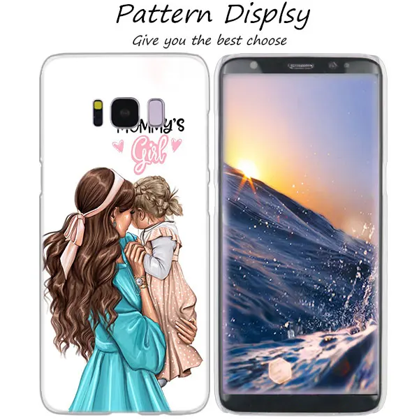 Модный прозрачный чехол MLLSE для мамы, девочки и мальчика, чехол для samsung Galaxy S10 Lite S9 S8 Plus S7 S6 Edge S5 S4 Mini - Цвет: 011