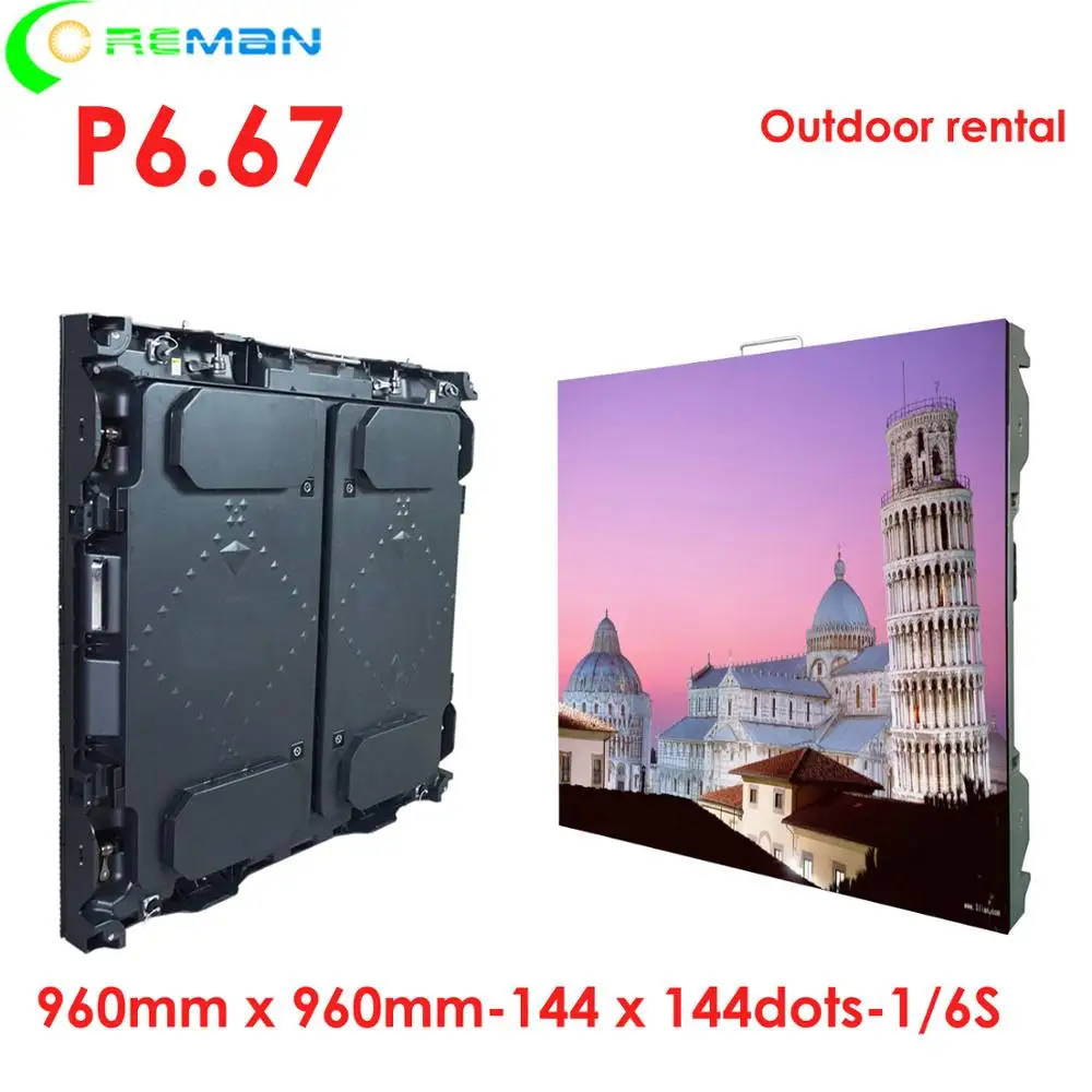 Бесплатная доставка низкая цена P6 P6.67 СВЕТОДИОДНАЯ ТВ панель linsn nova SMD