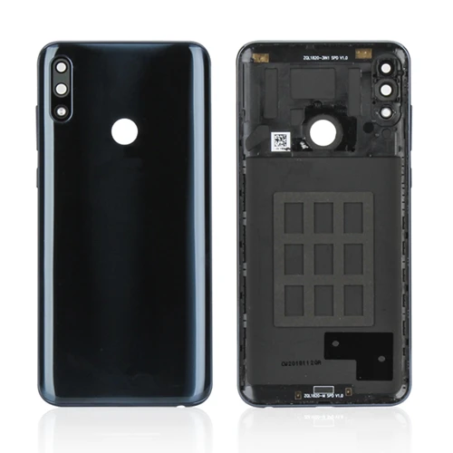 Blue Для Asus Zenfone Max Pro M2 ZB631KL задний корпус батарея пластиковая дверь боковой ключ+ камера Стекло запасные части - Цвет: Blue