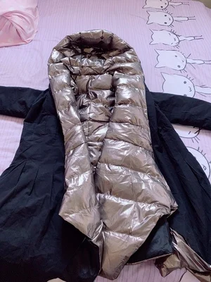 Высокое качество,, зимняя куртка, женский пуховик, пальто, уличный, с металлическими кнопками, блестящий, женский пуховик, верхняя одежда, длинная парка