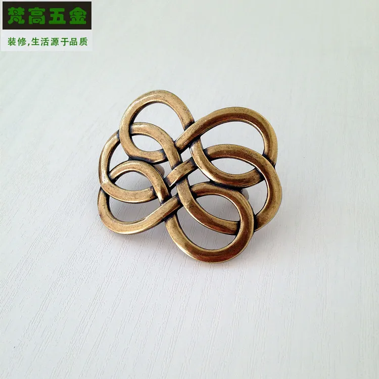 Бронзовые ручки для шкафа и винтажные ящиков антикварные комода полые