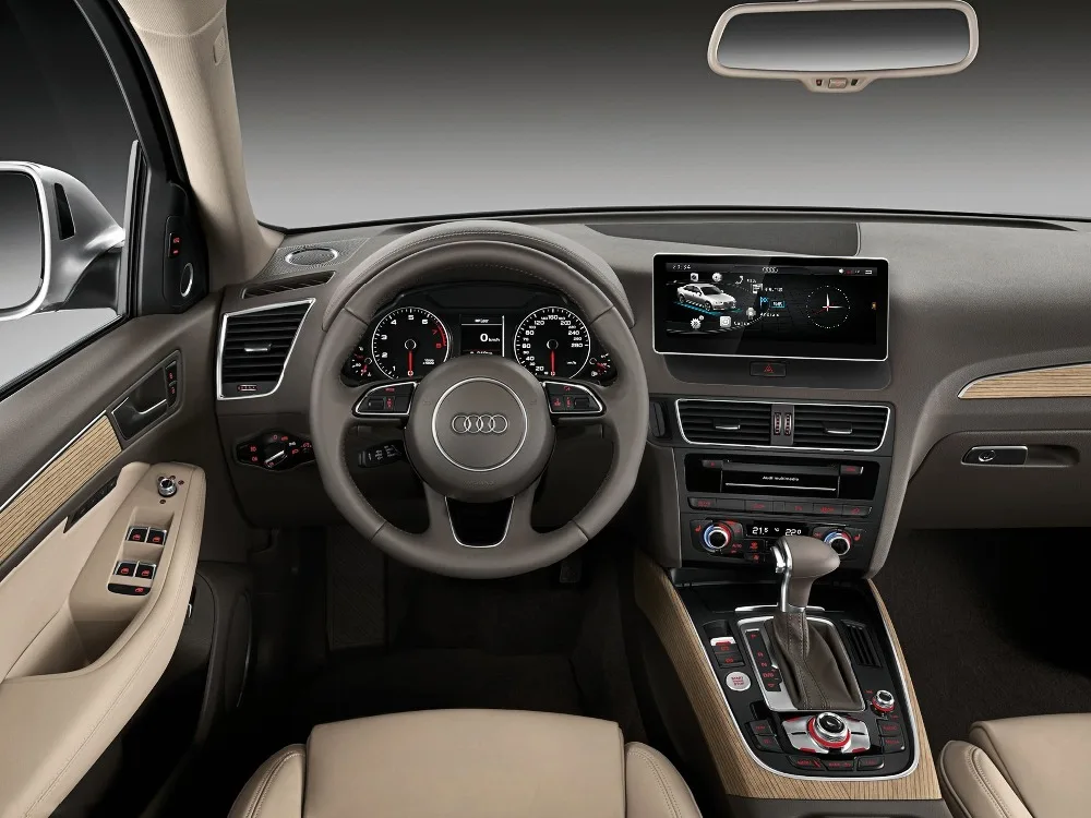 MERRWAY 8,8 '' стиль 2009- для Audi Q5 Мультимедиа Навигация приборной панели DVD плеер Android 7,1 4+ 32 ГБ