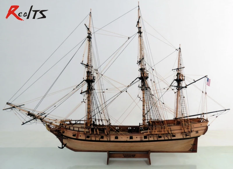 

1/50 классическая деревянная парусная лодка погремушка 1782 модель комплект