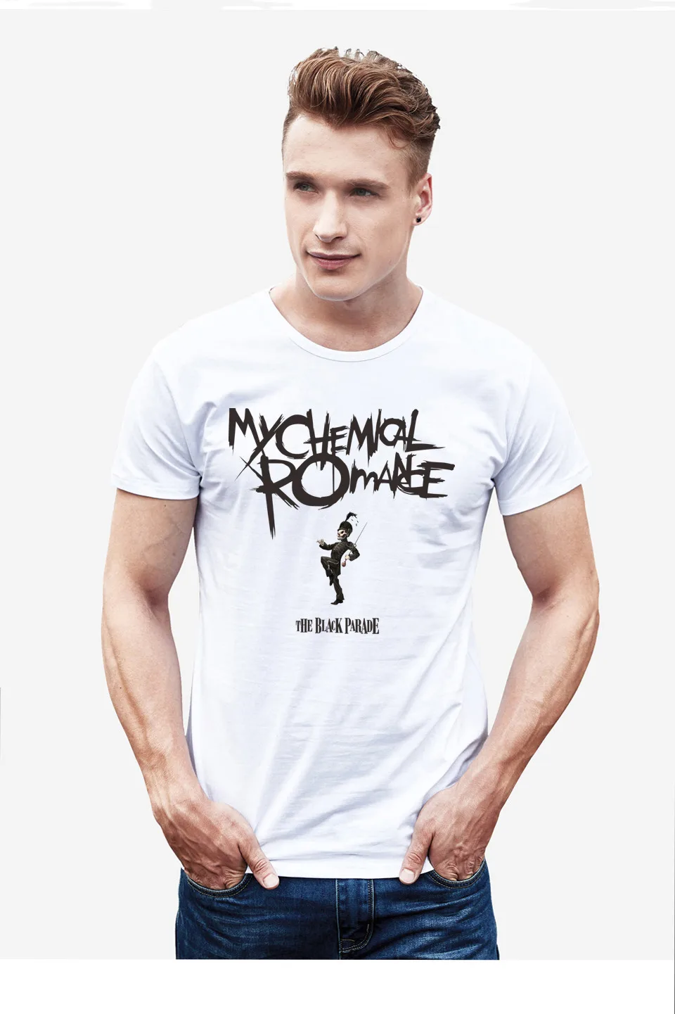 My Chemical Romance Футболка мужская женская панк рок группа футболка Homme летние хлопковые футболки с коротким рукавом топы брендовая одежда