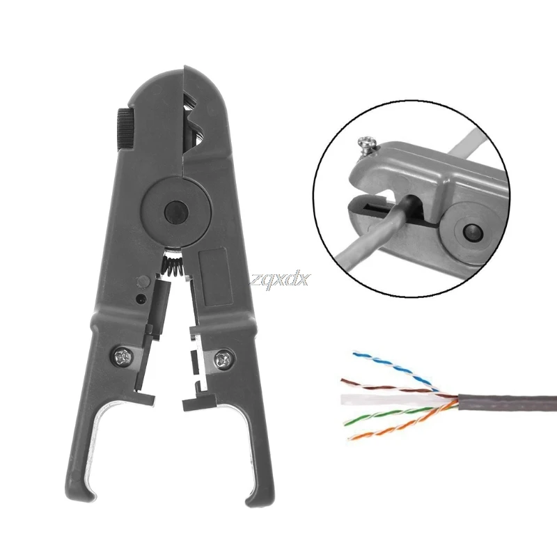 RJ45 RJ11 Cat6 Cat5 Пробивной сети LAN UTP кабель для зачистки проводов плоскогубцы черный/серый июля Прямая поставка
