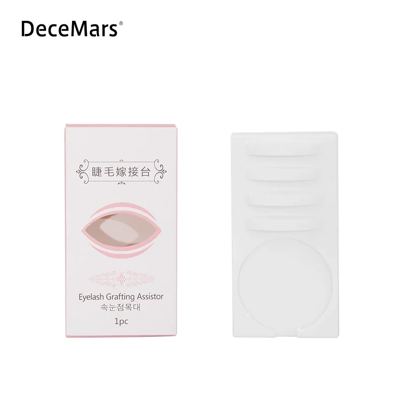 DeceMars пластиковая платформа для увеличения объема ресниц держатель ресницы и клей держатель макияж инструменты для наращивания ресниц