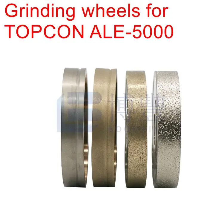 4 шт стекло ROUHING FINE-V POLISHING-V колеса для TOPCON-ALE-5100-SG авто шлифовальный станок очков