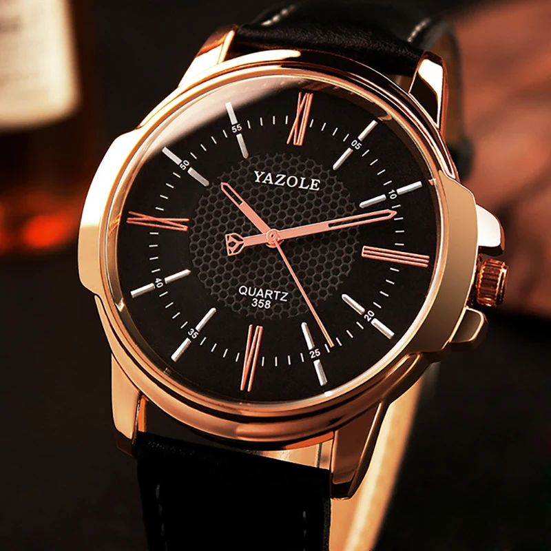 2017 Топ люксовый бренд розовое золото наручные часы Для мужчин известный мужской