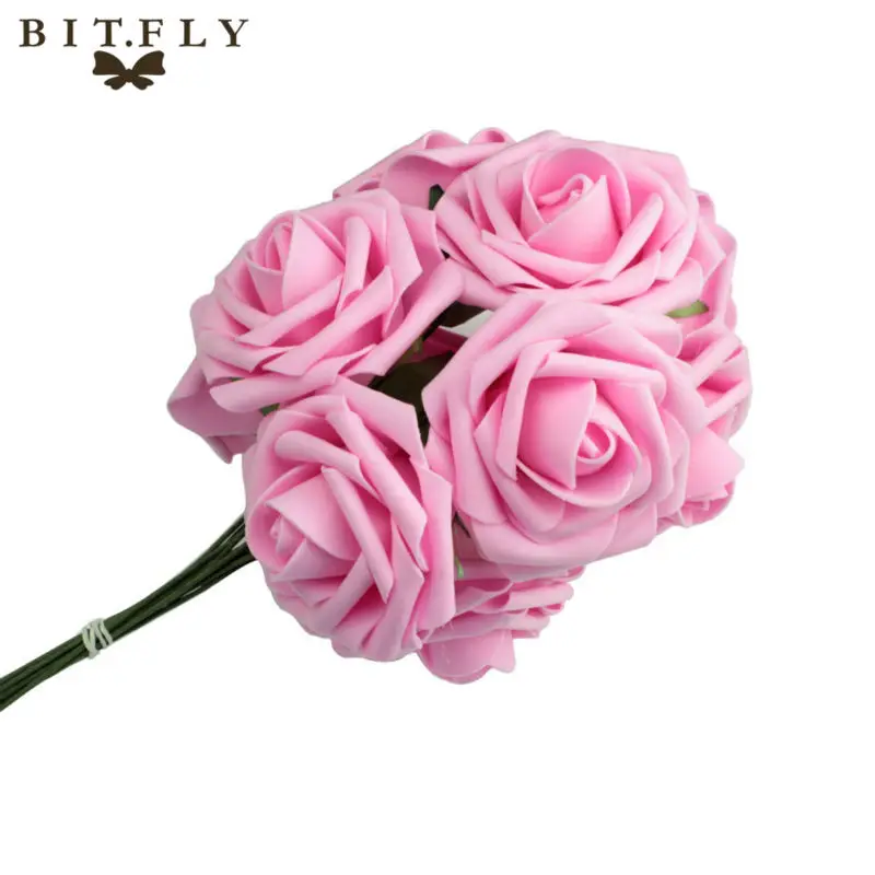Букет невесты ручной работы из пены 10 шт. decoration flower bouquet bouquet artificialflower bouquet | Искусственные и сухие цветы -32664419565