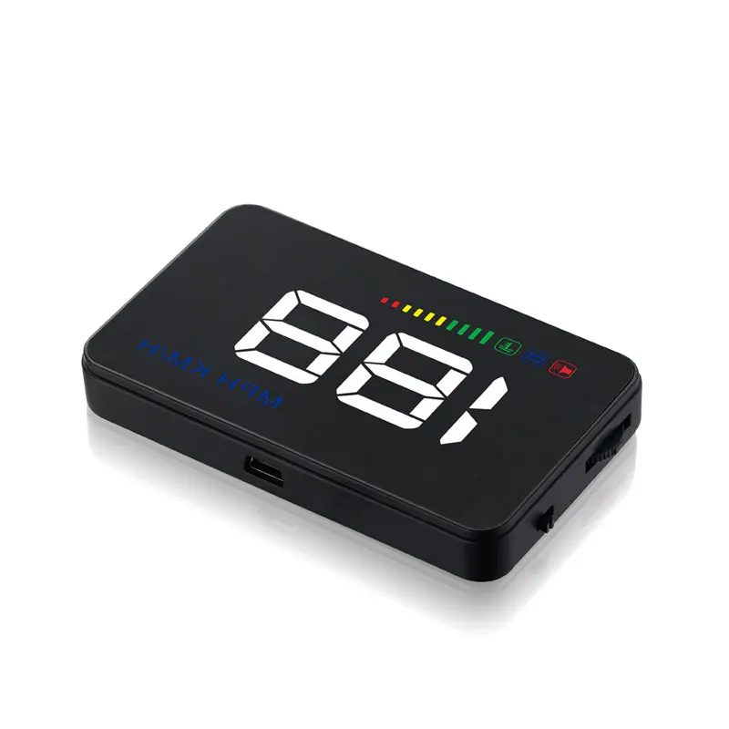 Car HUD Head Up Display Overspeed Alarm Water Temperature OBDII or EU OBD interface Reflective Film styling A500 | Автомобили и