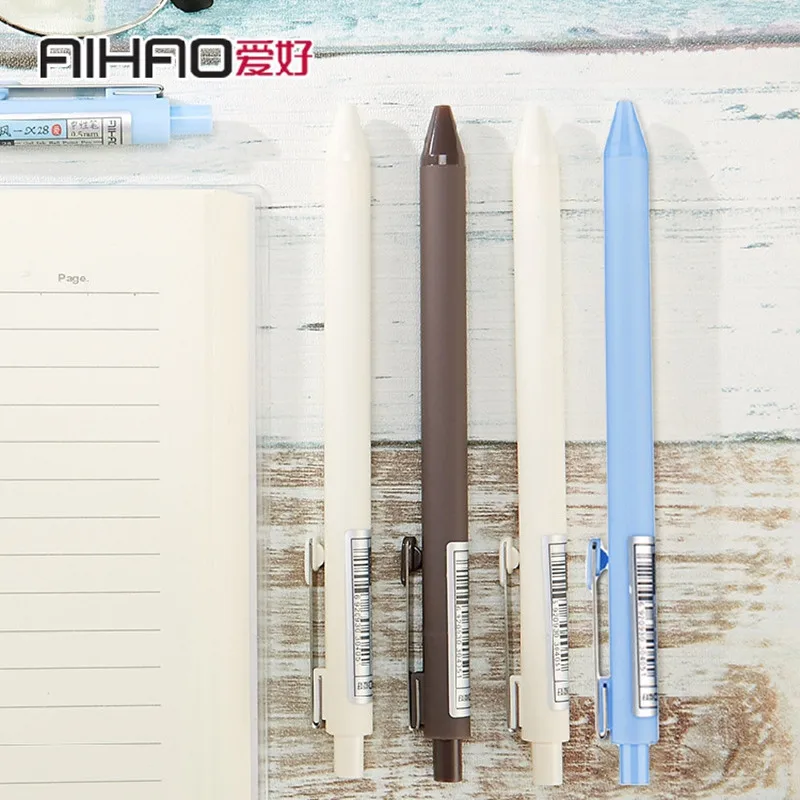 Высококачественная гелевая ручка AIHAO 0 5 мм 4 шт./лот бесплатная доставка новинка