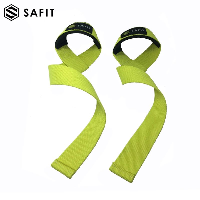 SaFit подъемные ремни-тяжелая атлетика ручной Бар поддержка запястья крюк обертывание поддержка запястья s Assist Grip сила тяжелой атлетики ремень