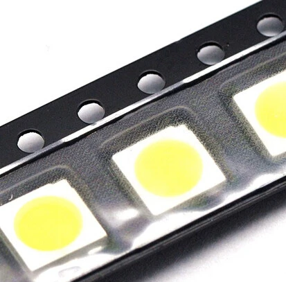 100 шт. x 5050 RGB теплый белый оранжевый красный зеленый Ледяной Синий желтый