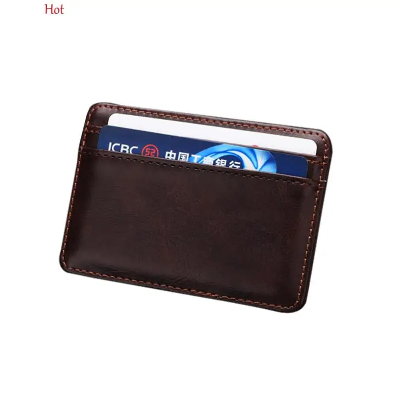 Качественный Мужской зажим для денег кожаный бумажник Зажим кошельки волшебный