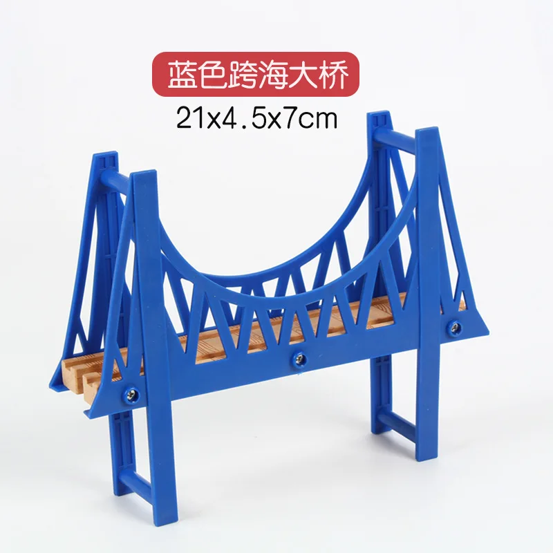 

Friends Wooden Train Track Railway Bridge Accessories Variety Component Tunnel Cross Bridge Wooden Toys Educational toys