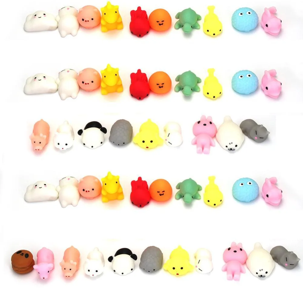 30 шт./лот Mochi антистресс игрушки снятие стресса милые забавные животные сжимаемые