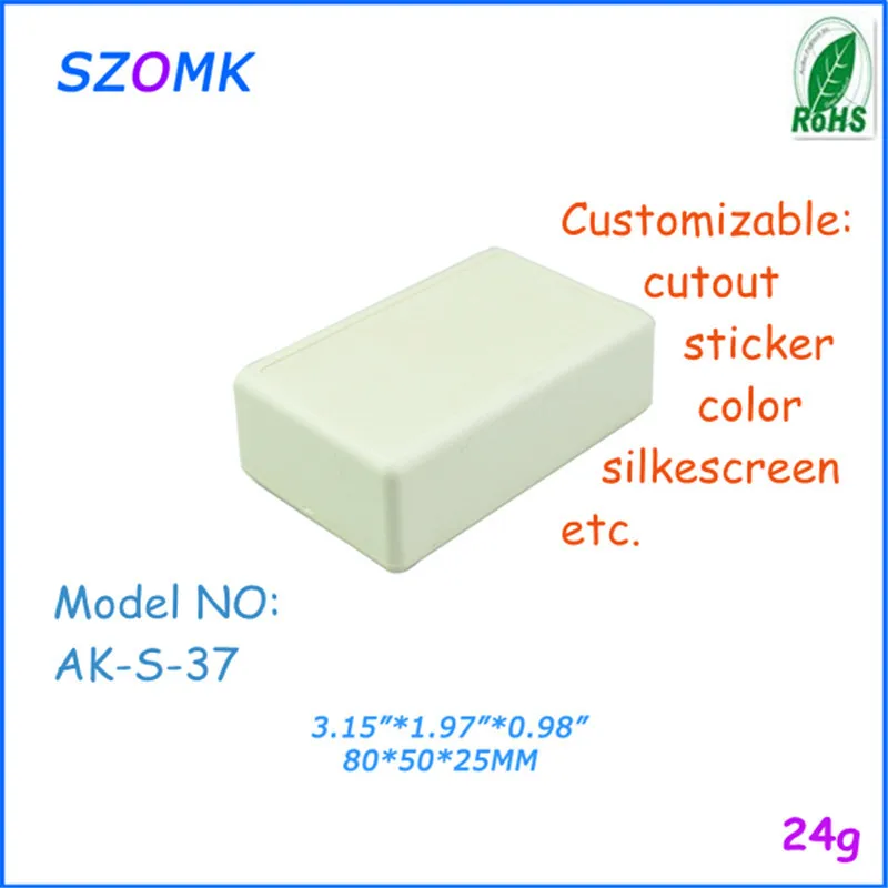 1 шт. корпус для инструментов Пластиковый электроники маленький abs 80x50x25мм |