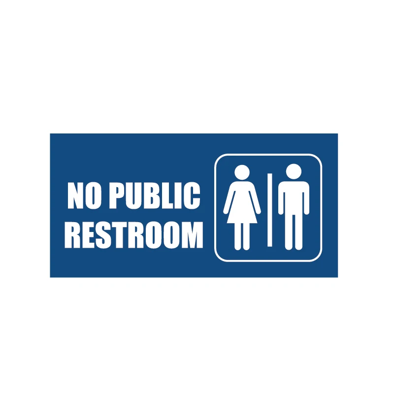 Не общественный знак уборной мужчин и женщин мужской туалетный s самоклеящаяся