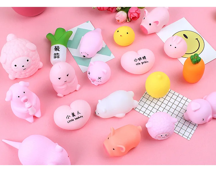 1 Pcs Bath Cartoon Soft Sprouting Cute Pink Xiaoding Bath Bombs Mold Bathing Tool Accessories Creative Mold Playing in the Bath