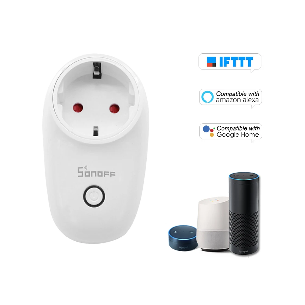 Sonoff S26 WiFi умная розетка Автоматизация домашний пульт дистанционного