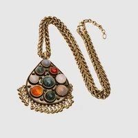 amorita boutique precious stone long necklace