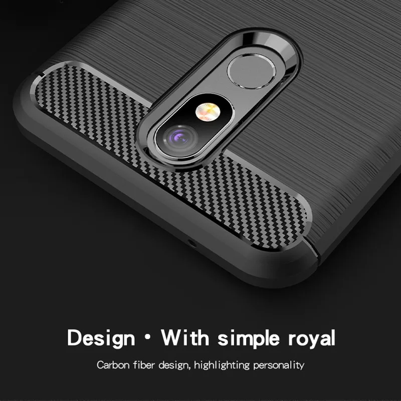 Для LG K40 чехол для задняя крышка MOFi мягкий из углеродного волокна K12 плюс