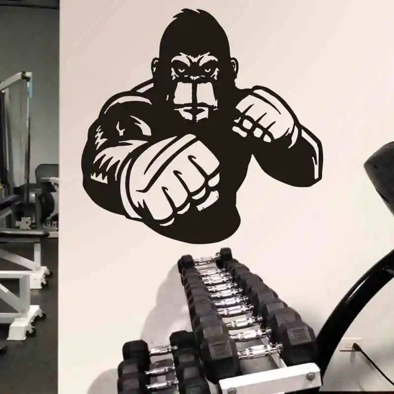 Боксерская Наклейка на стену orang0 Виниловая наклейка для боксерских игр и