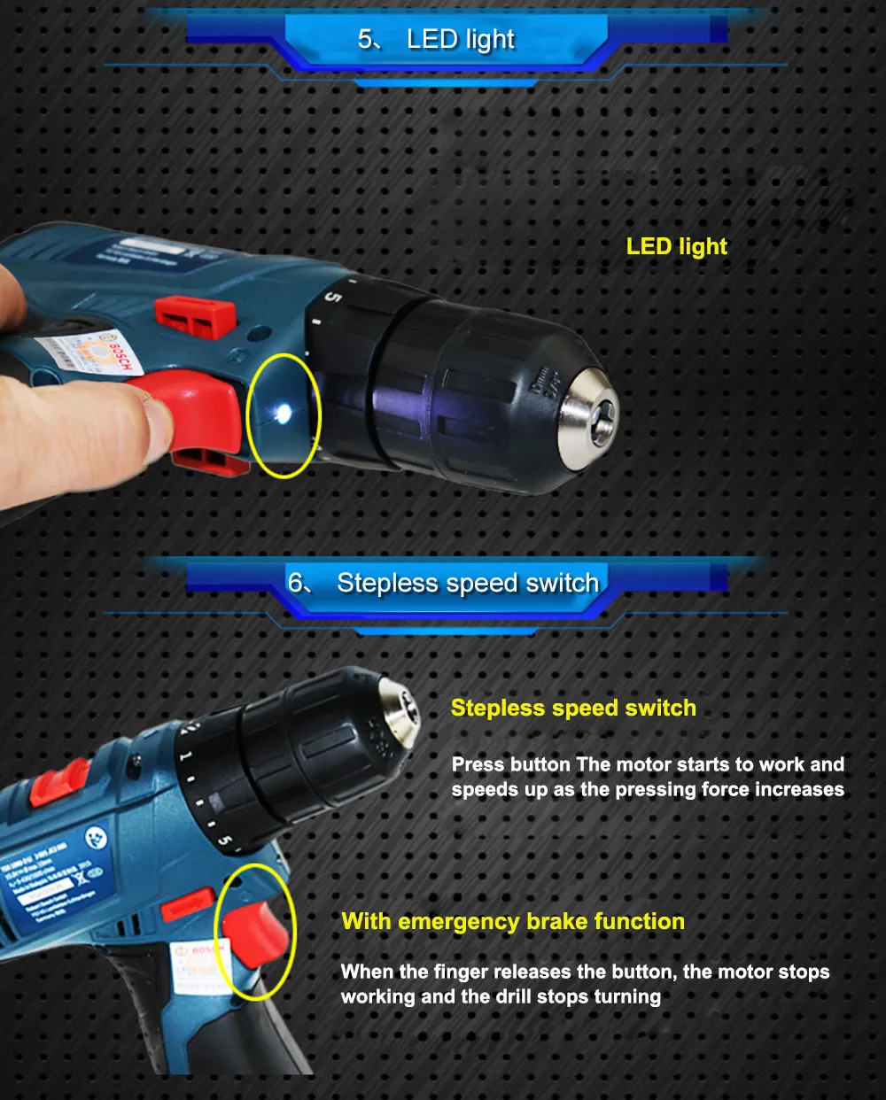 Bosch(BOSCH) электроинструменты TSR1080/GSR108 10,8 В литиевая аккумуляторная дрель литиевая электрическая ручная дрель электрическая отвертка винт
