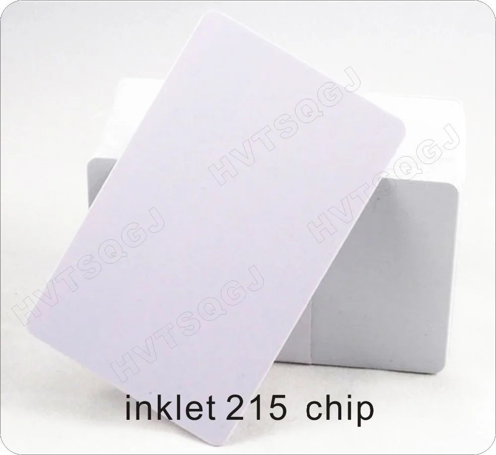 100pcs Inkjet Printable blank PVC 215 chip NFC cards