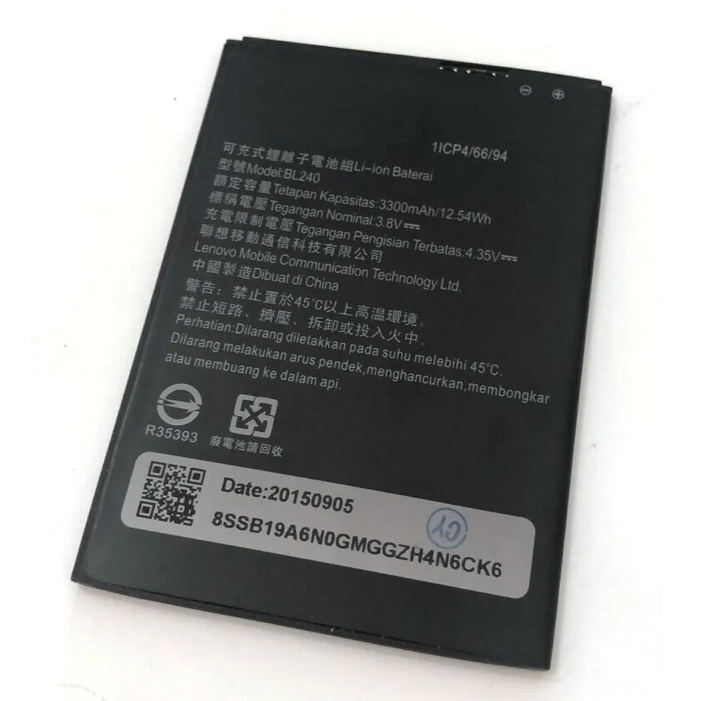 BL240 аккумулятор для lenovo A936 A938T Note 8 Note8 мобильного телефона|Аккумуляторы мобильных
