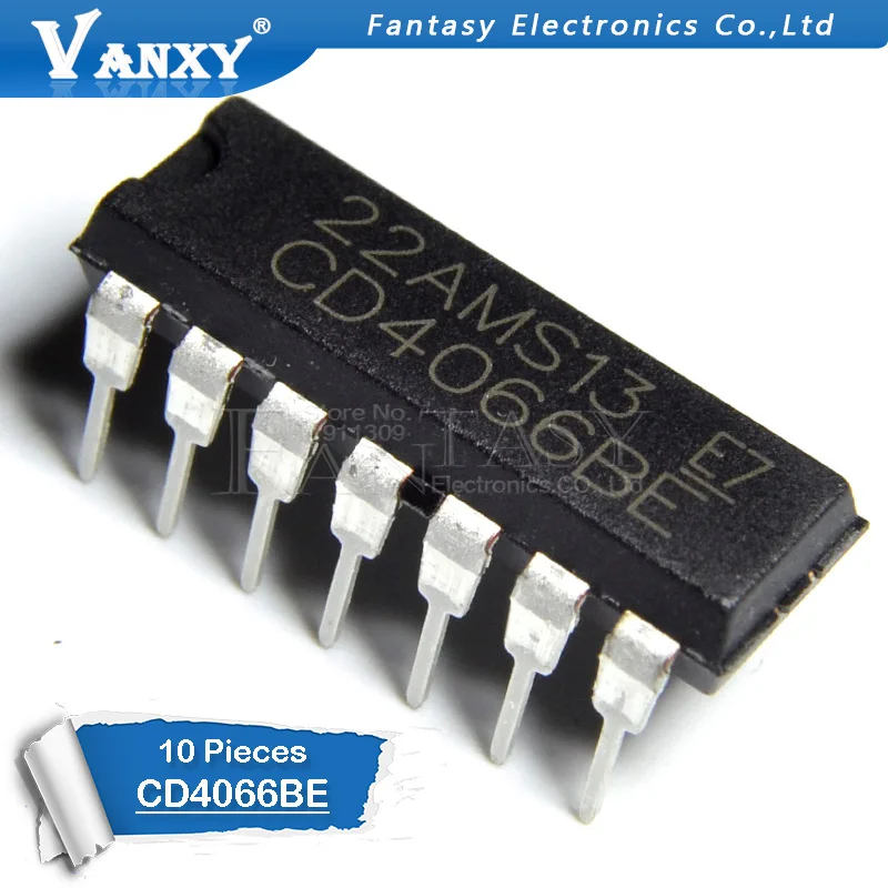 10 шт. CD4066BE DIP14 CD4066 DIP 4066BE DIP-14 новое и оригинальное IC