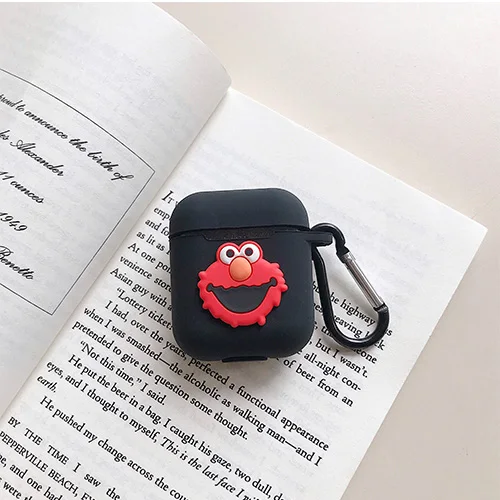 Bluetooth наушники силиконовый чехол для Apple Airpods аксессуары i10 TWS Max мультфильм ручной работы защитный чехол наушники анти-потеря - Цвет: model 18