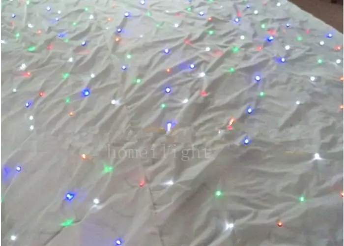 2*3 м Светодиодная белая занавеска с эффектом звезд для свадебного украшения|led star
