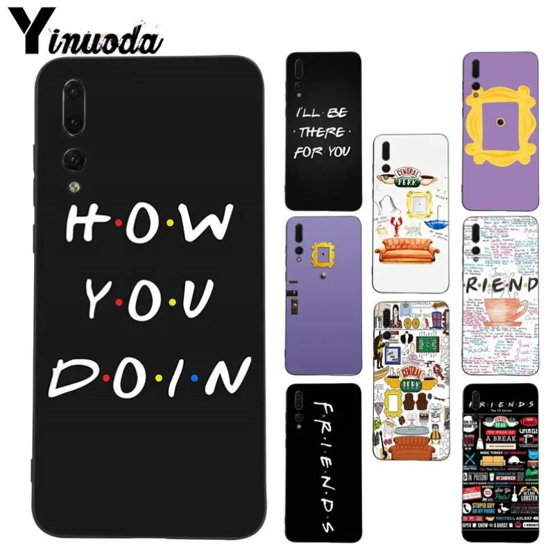 Аксессуары для телефонов Чехол для huawei P20pro mate10 p10plus honor 20 8x 7A nova3i mate20lite funda Friends сезон ТВ как вы это делаете