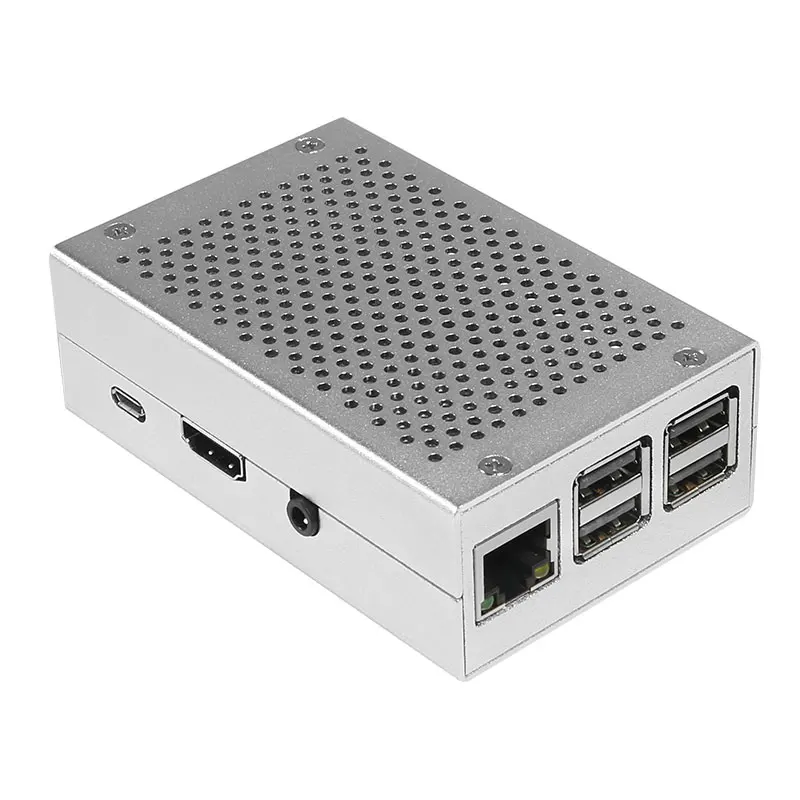 Алюминиевый Чехол для Raspberry Pi 3 металлический чехол + винты радиатор|Аксессуары