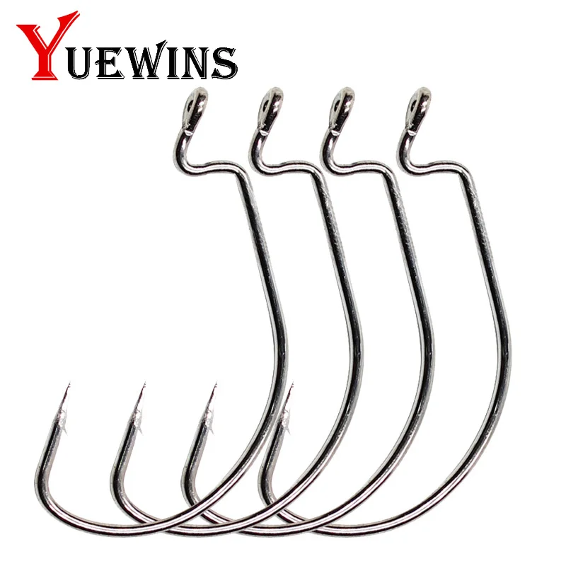 Рыболовные крючки Yuewins из высокоуглеродистой стали Крючки для Червяков 20 шт. |
