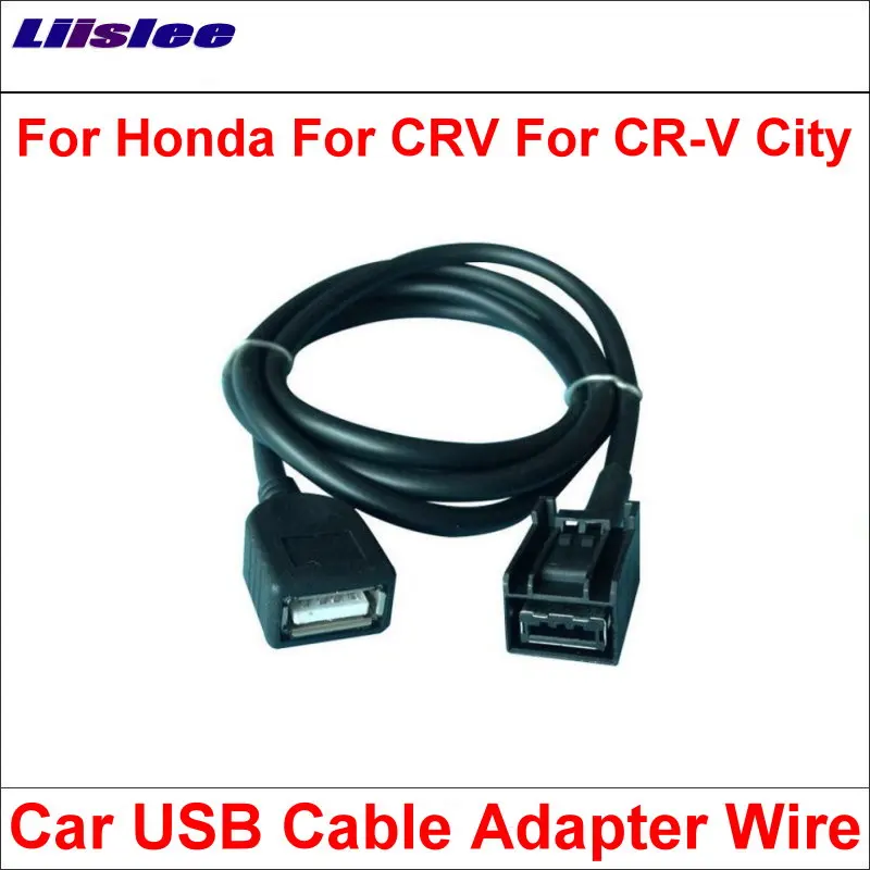 Оригинальный переходник Liislee с разъемами USB для Honda CRV CR V City Автомобильное CD радио