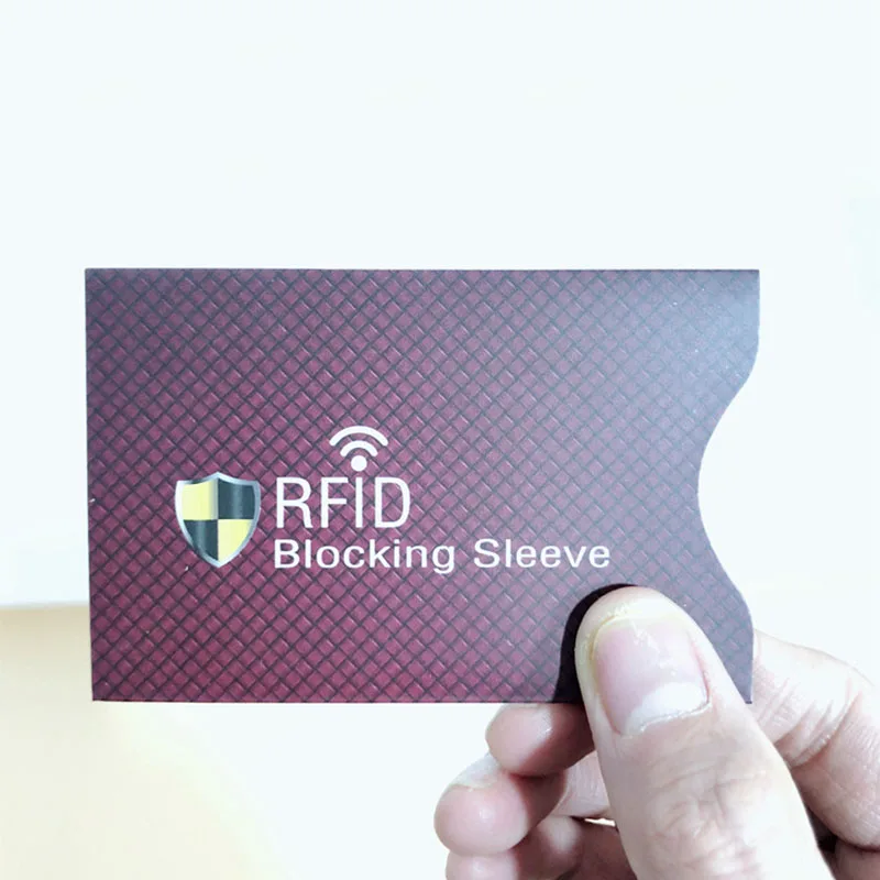 Распродажа 1 шт. защита от кражи для кредитных карт RFID блокировка держатель рукав