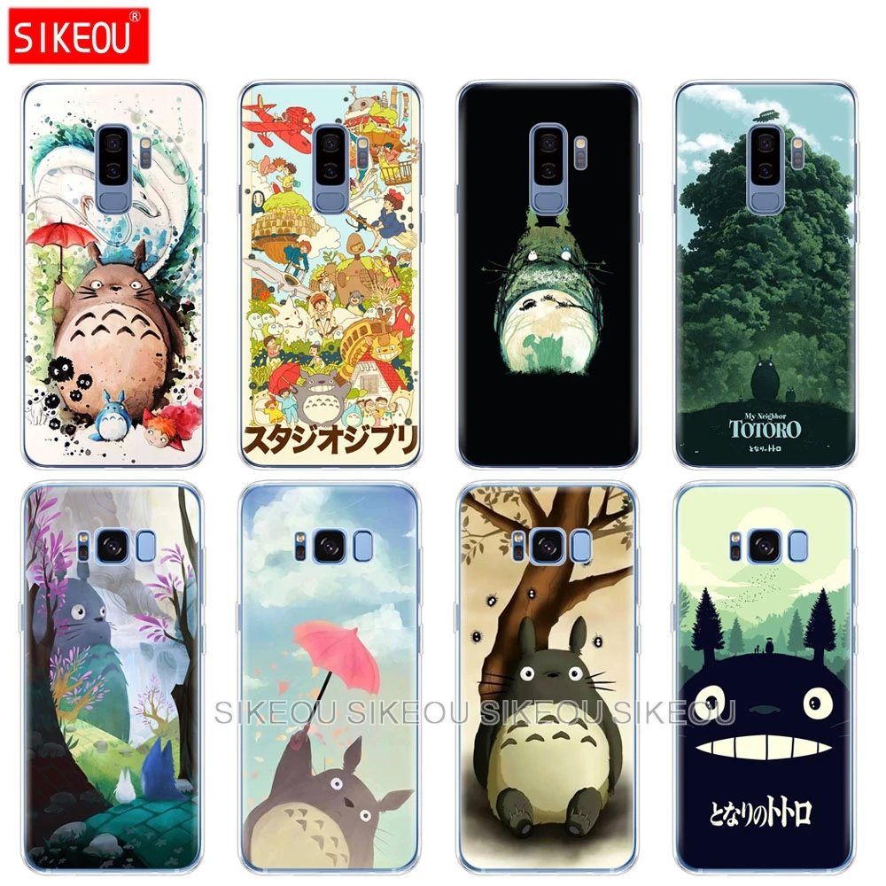 Силиконовый чехол для Samsung Galaxy S9 S8 S7 S6 edge S5 S4 S3 PLUS телефона с аниме Мой сосед