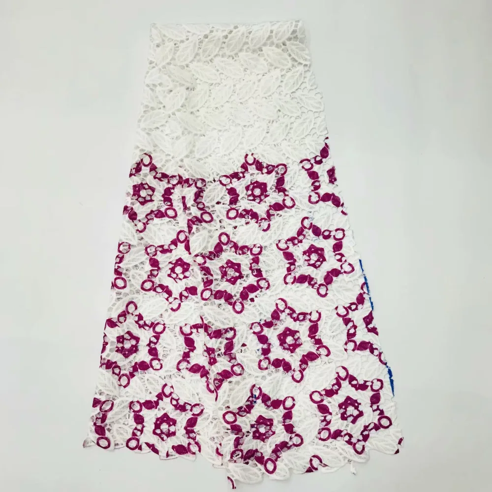 Дешевые 11 цветов молочного волокна кружева с цветочным принтом Водорастворимая