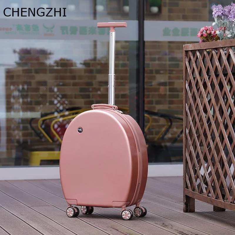 CHENGZHI NEW 20&quotInch ABS+PC Rolling Luggage Spinner Trolley Girls Carry On Suitcase Travel With Wheels | Багаж и сумки