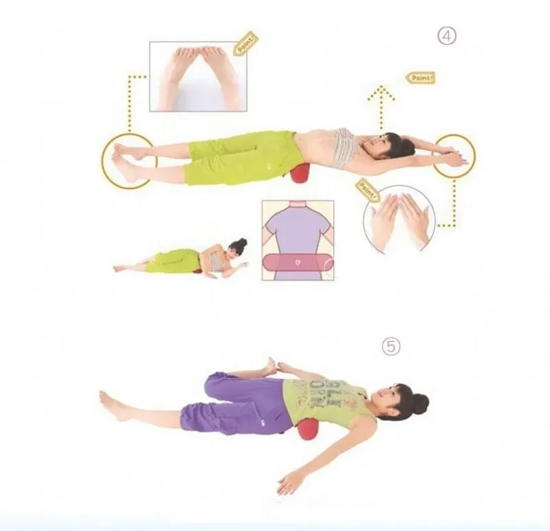 Bodybuilding Yoga mat Pelvis Correction Slimming Body Shaping Exercise Fitness Pilates Yoga Pad disc pillow Yoga stick